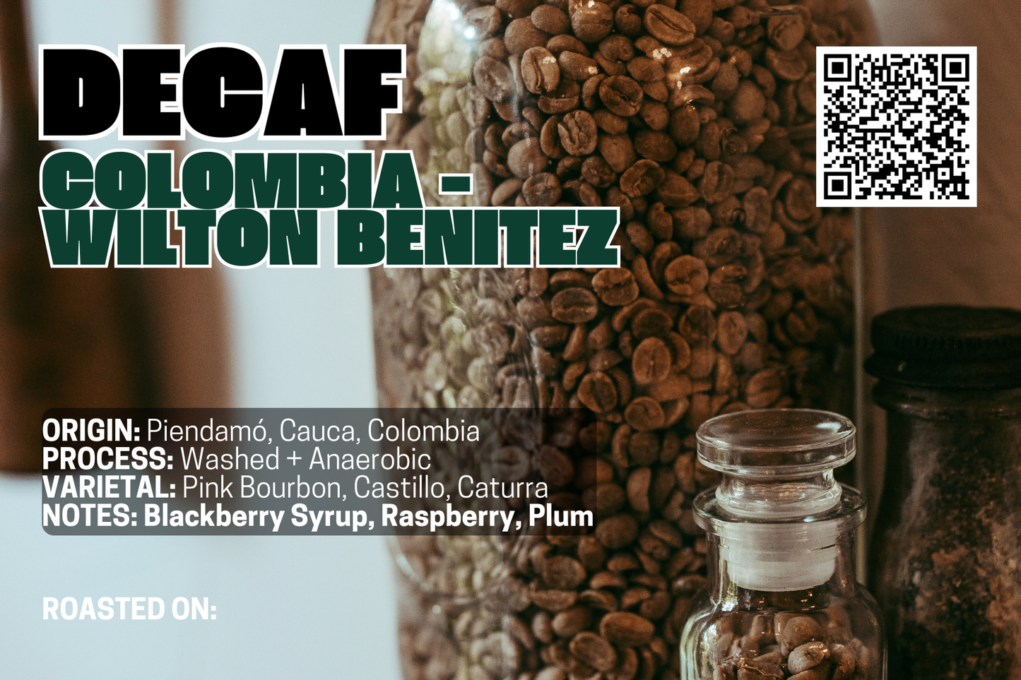 Decaf - Colombia, Wilton Benitez