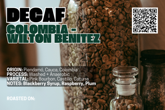 Decaf - Colombia, Wilton Benitez