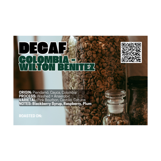 Decaf - Colombia, Wilton Benitez