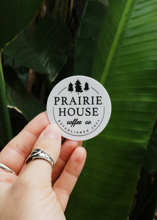 Small Prairie House Sticker